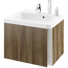 Тумба под раковину Ravak SD 10° 55 L X000000741 подвесная Темный орех