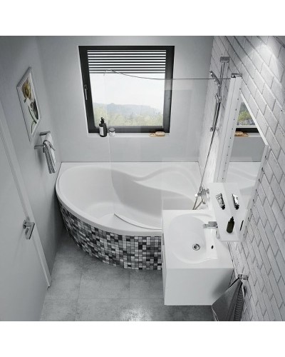 Тумба под раковину Ravak SD Rosa II 60 X000001494 подвесная Белая глянцевая