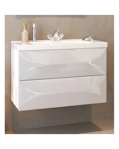 Тумба белый глянец 78,8 см Marka One Elegant У69407