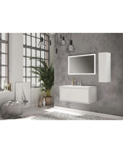 Тумба белый глянец 89 см Marka One Lisse У67844