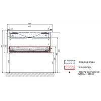 Тумба оникс/белый глянец 89 см Marka One Seattle У72806