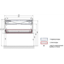 Тумба оникс/белый глянец 89 см Marka One Seattle У72806