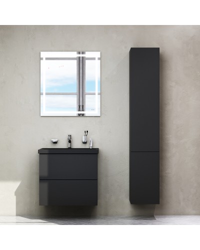 Тумба под раковину AM.PM Gem 60 M90FHX06022BM подвесная Черная матовая