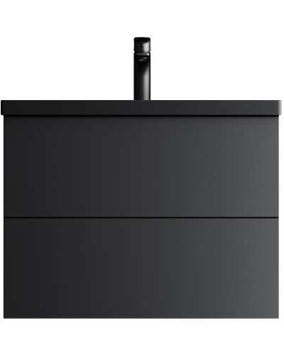 Тумба под раковину AM.PM Gem 75 M90FHX07522BM подвесная Черная матовая