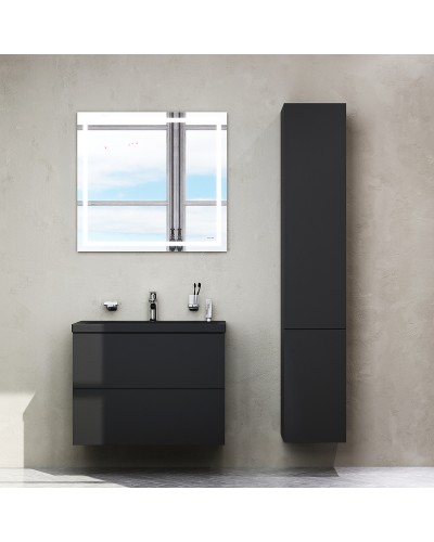 Тумба под раковину AM.PM Gem 75 M90FHX07522BM подвесная Черная матовая