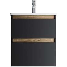 Тумба под раковину AM.PM X-Joy 55 M85AFHX0552BM подвесная Черная матовая