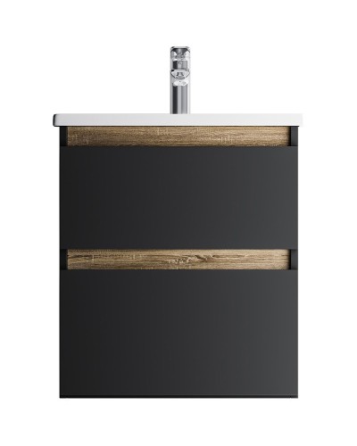 Тумба под раковину AM.PM X-Joy 55 M85AFHX0552BM подвесная Черная матовая