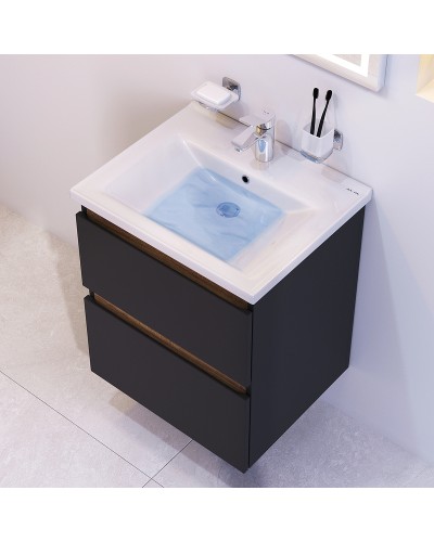 Тумба под раковину AM.PM X-Joy 55 M85AFHX0552BM подвесная Черная матовая