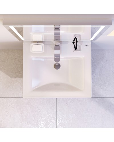 Тумба под раковину AM.PM X-Joy 55 M85AFHX0552BM подвесная Черная матовая