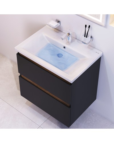 Тумба под раковину AM.PM X-Joy 65 M85AFHX0652BM подвесная Черная матовая