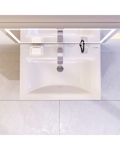 Тумба под раковину AM.PM X-Joy 65 M85AFHX0652BM подвесная Черная матовая