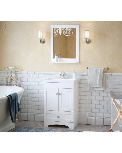 Тумба белый матовый 56 см Corozo Техас SD-00000361