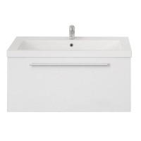 Тумба белый глянец 89,6 см 1Marka Соната У51043