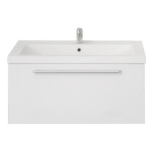 Тумба белый глянец 89,6 см 1Marka Соната У51043