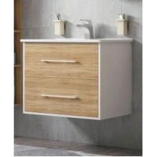 Тумба белый глянец/дуб сонома 82 см Corozo Гольф SD-00000313