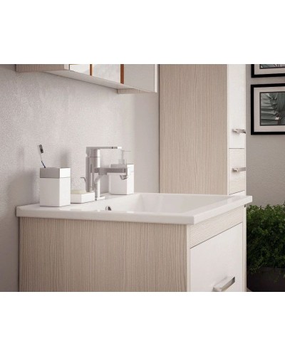 Тумба белый глянец/лайн 72 см Corozo Верона SD-00000348