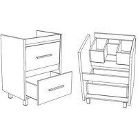 Тумба белый глянец/лайн 72 см Corozo Верона SD-00000348