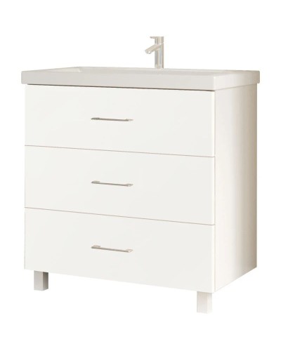 Тумба белый глянец 69 см Marka One Mix У69542