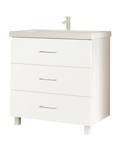 Тумба белый глянец 79 см Marka One Mix У69543