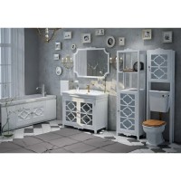 Тумба белый матовый 97,5 см Corozo Манойр SD-00000357