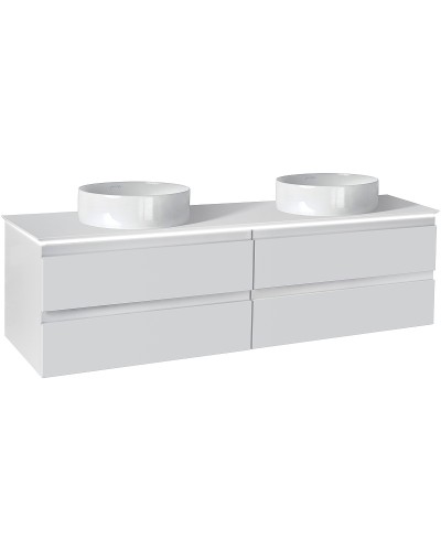 Тумба под раковину Jacob Delafon Madeleine 120 EB2085-J5 подвесная Белая глянцевая