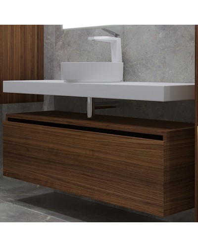 Тумба Boheme Armadi Art Vallessi UNO-S 100 897-100-D подвесная Dark oak