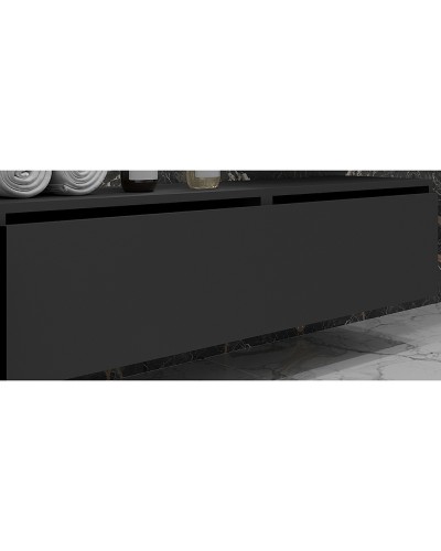 Тумба Boheme Armadi Art Flat Vallessi Uno-S 140 897-140-A mat подвесная Антрацит матовый