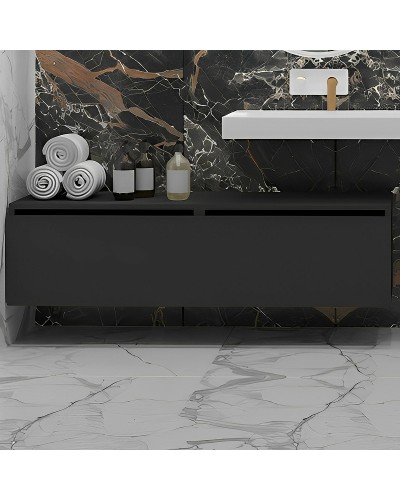 Тумба Boheme Armadi Art Flat Vallessi Uno-S 140 897-140-A glossy подвесная Антрацит глянец