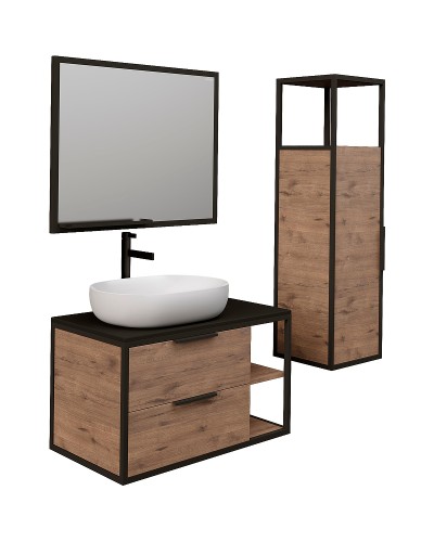 Тумба под раковину Grossman Лофт 90 109001 подвесная Веллингтон