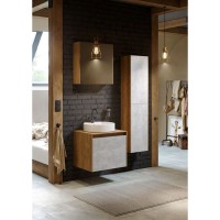 Тумба дуб балтийский/ бетон светлый 61 см Aqwella 5 Stars Mobi MOB0106DB/ MOB0706BS/ T