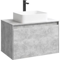 Тумба бетон светлый 80 см Aqwella 5 Stars Mobi MOB0108BS/ MOB0708BS/ T