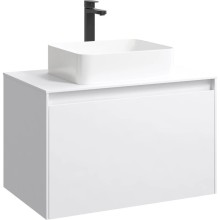 Тумба белый глянец 80 см Aqwella 5 Stars Mobi MOB0108W/ MOB0708W/ T