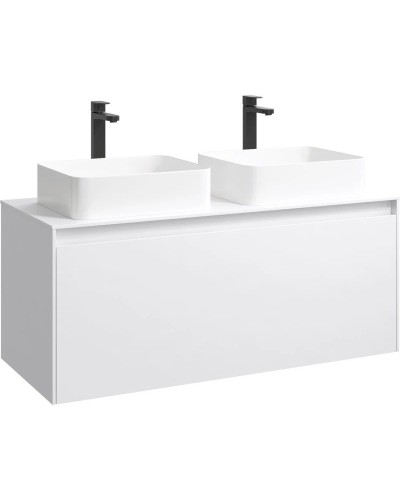 Тумба белый глянец 120 см Aqwella 5 Stars Mobi MOB0112W/ MOB0712W/ T