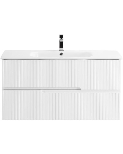 Тумба под раковину Cezares Duet 80 DUET-800-2C-SO-BL подвесная Bianco Lucido