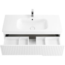 Тумба под раковину Cezares Duet 80 DUET-800-2C-SO-BO подвесная Bianco Opaco