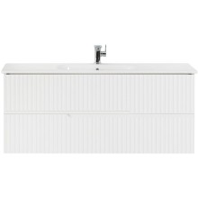 Тумба под раковину Cezares Duet 120 DUET-1200-2C-SO-BO подвесная Bianco Opaco