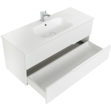 Тумба под раковину Cezares Duet 120 DUET-1200-2C-SO-BO подвесная Bianco Opaco