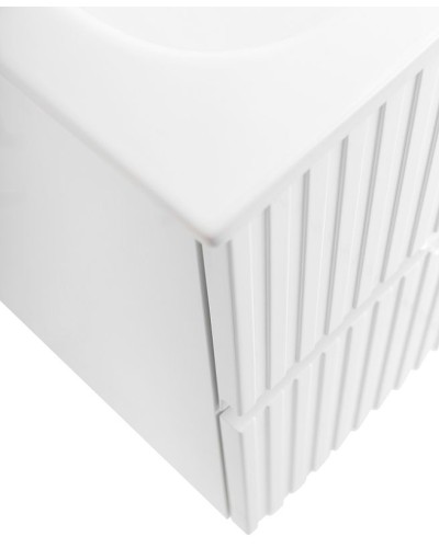 Тумба под раковину Cezares Duet 60 DUET-600-2C-SO-BO подвесная Bianco Opaco