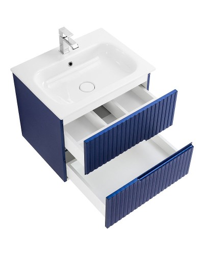 Тумба под раковину Cezares Duet 60 DUET-600-2C-SO-SPF-P подвесная Sapfiro