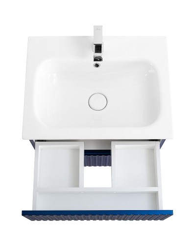 Тумба под раковину Cezares Duet 60 DUET-600-2C-SO-SPF-P подвесная Sapfiro