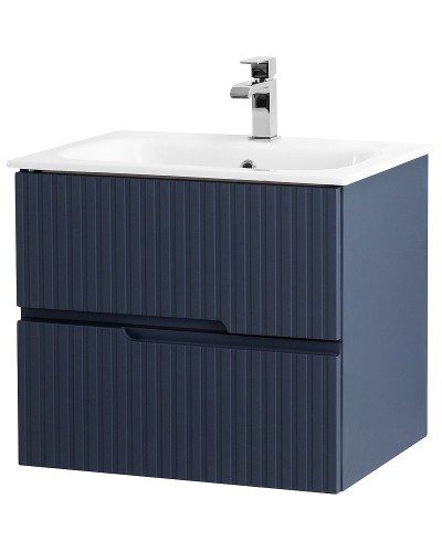 Тумба под раковину Cezares Duet 60 DUET-600-2C-SO-GR-P подвесная Grafito