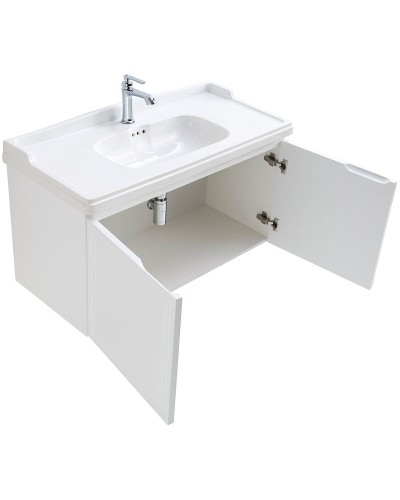 Тумба под раковину Cezares Giubileo 80 GIUBILEO-800-2A-SC-BL подвесная Bianco Lucido