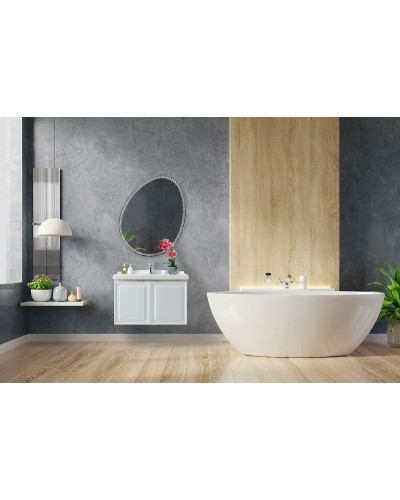 Тумба под раковину Cezares Giubileo 80 GIUBILEO-800-2A-SC-BL подвесная Bianco Lucido