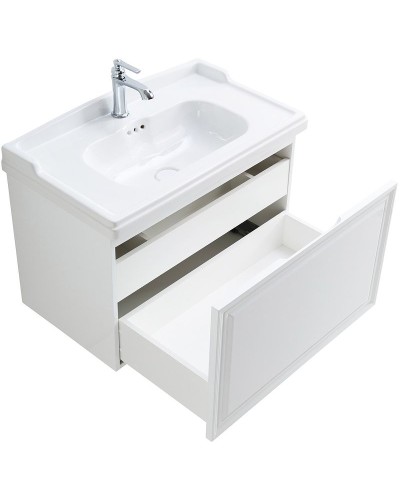 Тумба под раковину Cezares Giubileo 80 GIUBILEO-800-1C-SO-BL подвесная Bianco Lucido