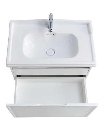 Тумба под раковину Cezares Giubileo 80 GIUBILEO-800-1C-SO-BL подвесная Bianco Lucido