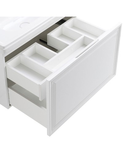 Тумба под раковину Cezares Giubileo 80 GIUBILEO-800-1C-SO-BL подвесная Bianco Lucido