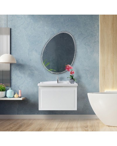 Тумба под раковину Cezares Giubileo 80 GIUBILEO-800-1C-SO-BL подвесная Bianco Lucido