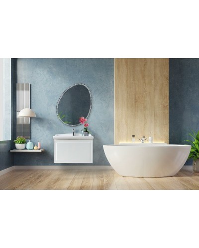 Тумба под раковину Cezares Giubileo 80 GIUBILEO-800-1C-SO-BL подвесная Bianco Lucido