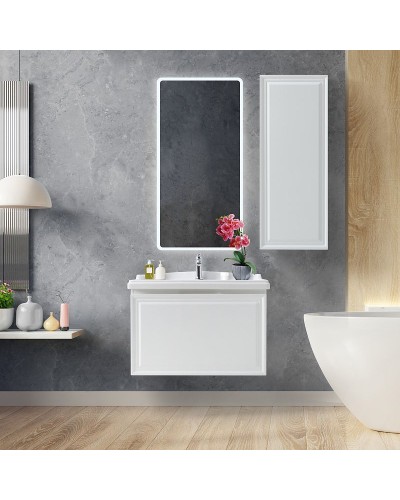 Тумба под раковину Cezares Giubileo 80 GIUBILEO-800-1C-SO-BL подвесная Bianco Lucido