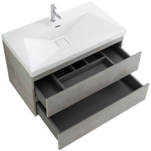 Тумба под раковину Cezares Molveno 80 MOLVENO-80-2C-SO-BET подвесная Beton